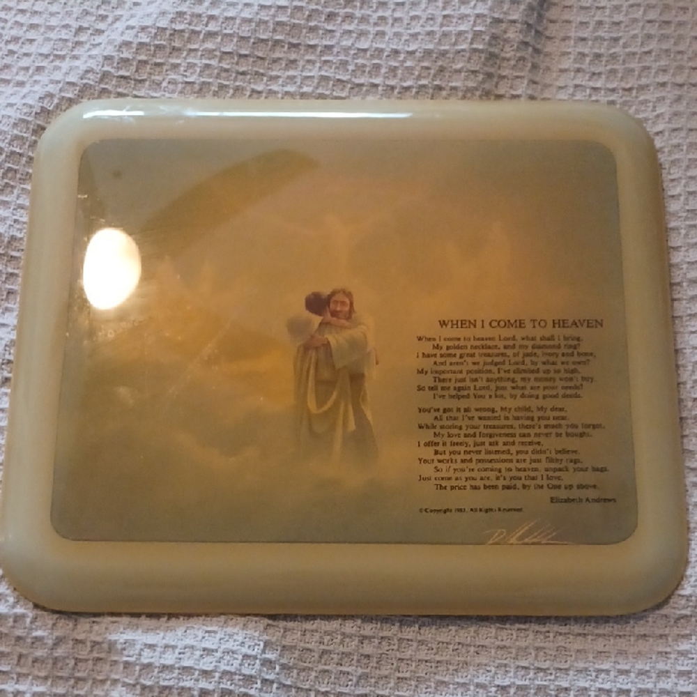 ❤️Inspirational Poem Plaque with Angel Design